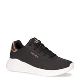 Uno Lite Shimmer Along sneaker in ecopelle nero | Boscaini Scarpe