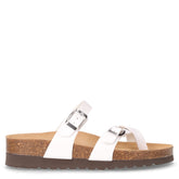 Hola ciabatta infradito in ecopelle bianco | Boscaini Scarpe