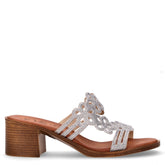 Ciabatta con tacco bianco | Boscaini Scarpe