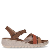 Sandalo con zeppa fucile mattone | Boscaini Scarpe
