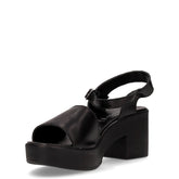 Sandalo con tacco nero | Boscaini Scarpe