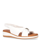 Sandalo con zeppa bianco | Boscaini Scarpe