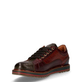 Sneaker casual in pelle marrone foresta | Boscaini Scarpe