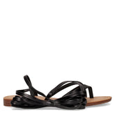 Sandalo infradito con laccetti black | Boscaini Scarpe