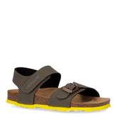 Luce sandalo bambino oliva giallo - GRUNLAND JUNIOR | Boscaini Scarpe