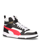 RBD Game sneaker in pelle ed ecopelle bianco nero rosso - Sneakers Uomo | Boscaini Scarpe