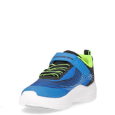 Microspec Advance sneaker bambino in tessuto ed ecopelle blu lime | Boscaini Scarpe