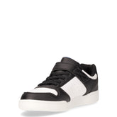 Quick street sneaker da bambino in ecopelle nero bianco | Boscaini Scarpe