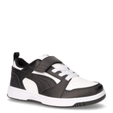 Rebound v6 sneaker in ecopelle bambino bianco nero - Sneakers Bambino | Boscaini Scarpe