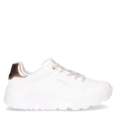 Uno Lite Metallic Mode sneaker in ecopelle bianco | Boscaini Scarpe