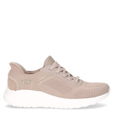 Bobs squad chaos current muse sneaker slip ins in tessuto taupe | Boscaini Scarpe
