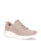 Bobs squad chaos current muse sneaker slip ins in tessuto taupe | Boscaini Scarpe