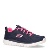 Graceful get connected sneaker in tessuto blu rosa - SKECHERS DONNA | Boscaini Scarpe