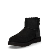 Classic Mini II stivaletto caldo in pelle nero | Boscaini Scarpe