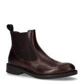 Stivaletto beatles in pelle stile inglese coffee - FRAU | Boscaini Scarpe