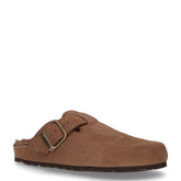 Sara ciabatta in pelle tortora | Boscaini Scarpe