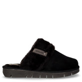 Loxi ciabatta in tessuto nero | Boscaini Scarpe