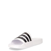 Adilette aqua ciabatta di gomma bianco nero | Boscaini Scarpe
