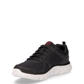 Track scloric sneaker in tessuto nero rosso | Boscaini Scarpe