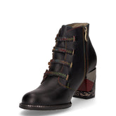 Tronchetto in pelle nero | Boscaini Scarpe