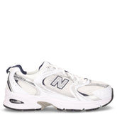 530 sneaker in ecopelle e tessuto bianco blu | Boscaini Scarpe