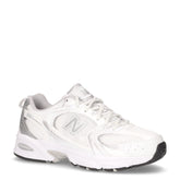 530 sneaker in ecopelle e tessuto bianco argento - Donna | Boscaini Scarpe