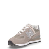 574 sneaker in pelle grigio | Boscaini Scarpe