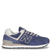 574 sneaker in pelle navy | Boscaini Scarpe