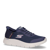 Go walk flex hands up sneaker slip ins in tessuto blu | Boscaini Scarpe
