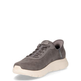 Go Walk Flex Smooth Motion sneaker in ecopelle grigio | Boscaini Scarpe