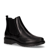 Stivaletto beatles stile inglese in pelle nero - Donna | Boscaini Scarpe