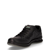 Stringata sportiva in pelle nero | Boscaini Scarpe