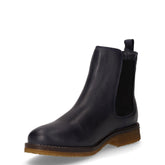 Stivaletto beatles in pelle blu | Boscaini Scarpe