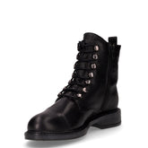 Anfibio in pelle con zip nero | Boscaini Scarpe