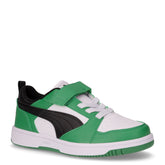 Rebound V6 Lo sneaker da bambino in ecopelle bianco nero - Sneakers Bambino | Boscaini Scarpe