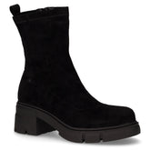 Tronchetto in tessuto con zip nero | Boscaini Scarpe