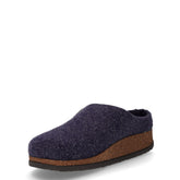 Ciabatta da casa in tessuto blu | Boscaini Scarpe