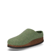 Ciabatta da casa in tessuto verde mela | Boscaini Scarpe