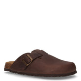 Bobo ciabatta in pelle mogano | Boscaini Scarpe