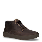 Seneca bay mid sneaker in pelle grigio scuro | Boscaini Scarpe