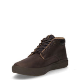 Seneca bay mid sneaker in pelle grigio scuro | Boscaini Scarpe