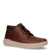 Seneca bay mid sneaker in pelle castagno | Boscaini Scarpe