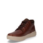Seneca bay mid sneaker in pelle castagno | Boscaini Scarpe