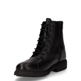 Anfibio in pelle con zip nero | Boscaini Scarpe