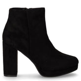 Tronchetto in tessuto con zip nero | Boscaini Scarpe