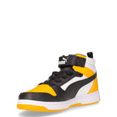 Rebound v6 sneaker in ecopelle bambino bianco nero | Boscaini Scarpe