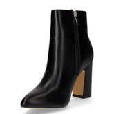 Tronchetto a punta in ecopelle nero | Boscaini Scarpe