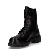 Anfibio in pelle con zip nero | Boscaini Scarpe