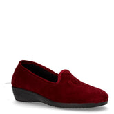 Pantofola in tessuto bordò - VALLEVERDE | Boscaini Scarpe