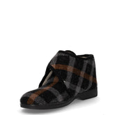 Pantofola in tessuto nero | Boscaini Scarpe